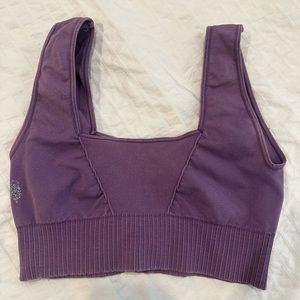 FP Movement Women's Good Karma Square-Neck Bra M/L Purple